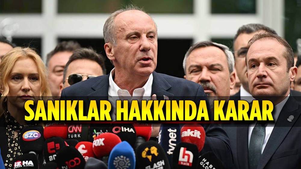 Muharrem İnce'ye kumpas davasında gelişme 