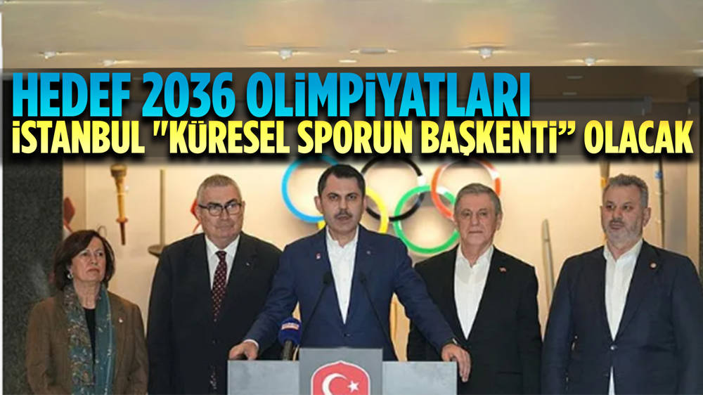 Murat Kurum’dan Milli Olimpiyat Komitesini ziyaretinde “Hedef 2036 Olimpiyat Oyunları” çıkışı