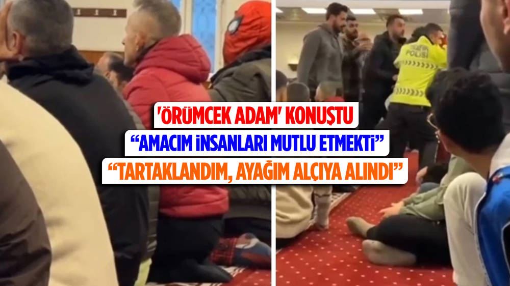 'Örümcek Adam' kostümüyle bayram namazına gidince kelepçeyle camiden çıkarılan Ayaz Koç isyan etti