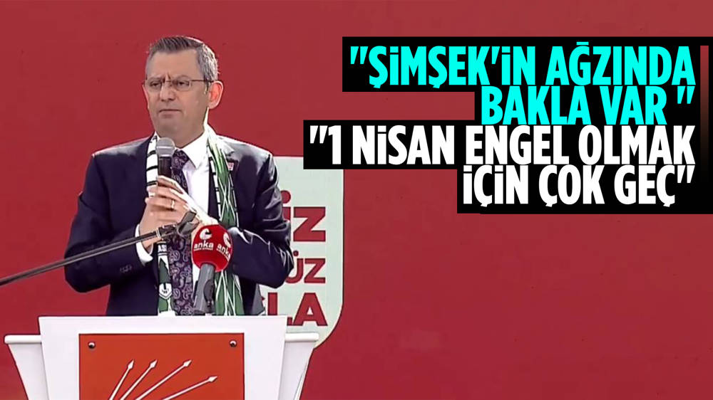 Özgür Özel'den Şimşek çıkışı!