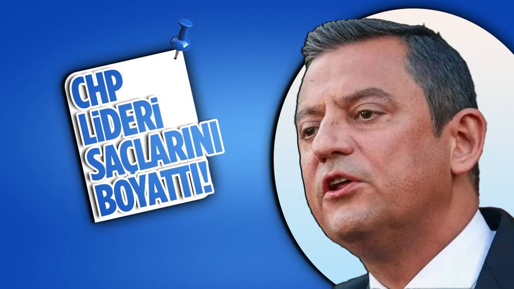 Özgür Özel'den yeni imaj... Saçlarını boyattı