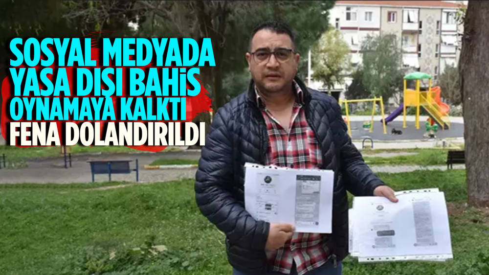 Sosyal medyada yasa dışı bahis oynamak isterken 114 bin 970 lira dolandırıldı