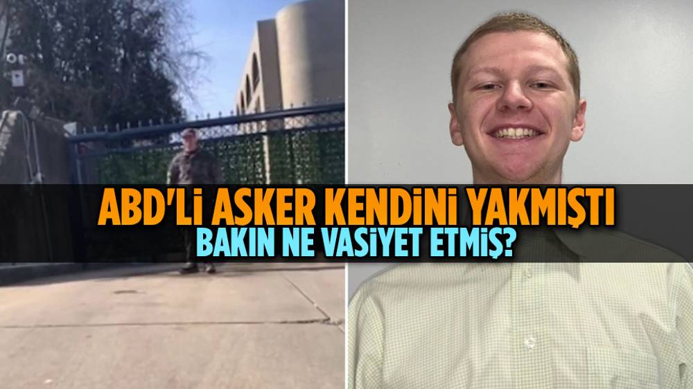 ''Soykırıma ortak olmayacağım'' diyerek kendini yakan ABD'li asker Bushnell’in, birikimlerini Filistinli çocuklara bağışladığı ortaya çıktı