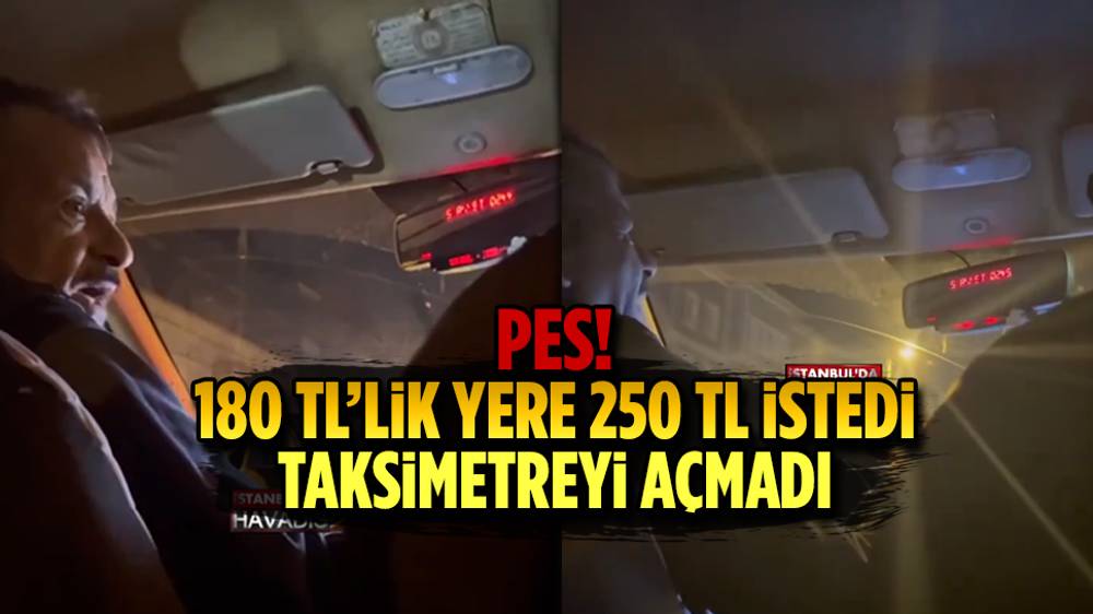 Taksimetre açmayan sürücü ısrar eden yolcuları araçtan indirdi