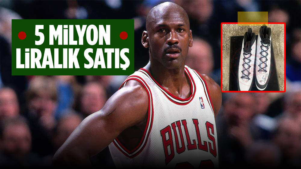 Ticaret Bakanlığı Michael Jordan'ın ayakkabısını satılığa çıkardı