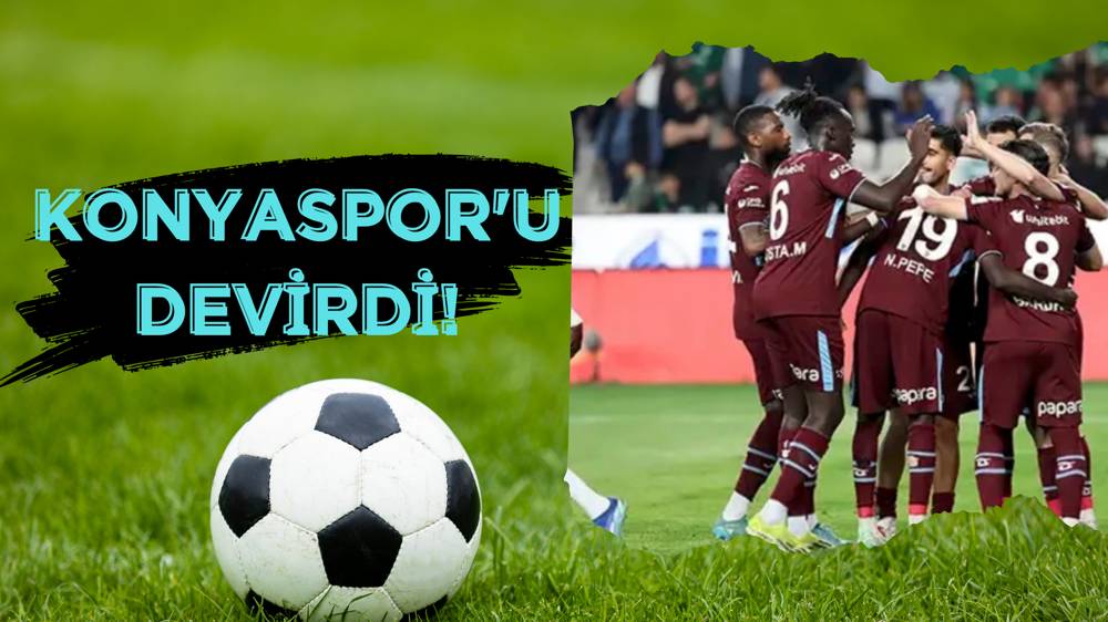 Trabzonspor, Konyaspor'u mağlup etti 