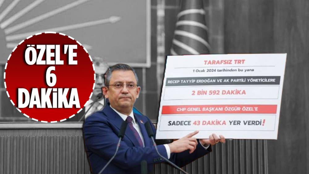 TRT'den Özgür Özel kararı! 