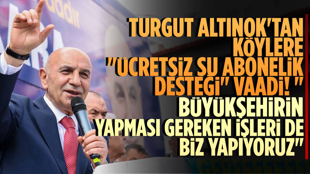 Turgut Altınok, Güdül'den seslendi!