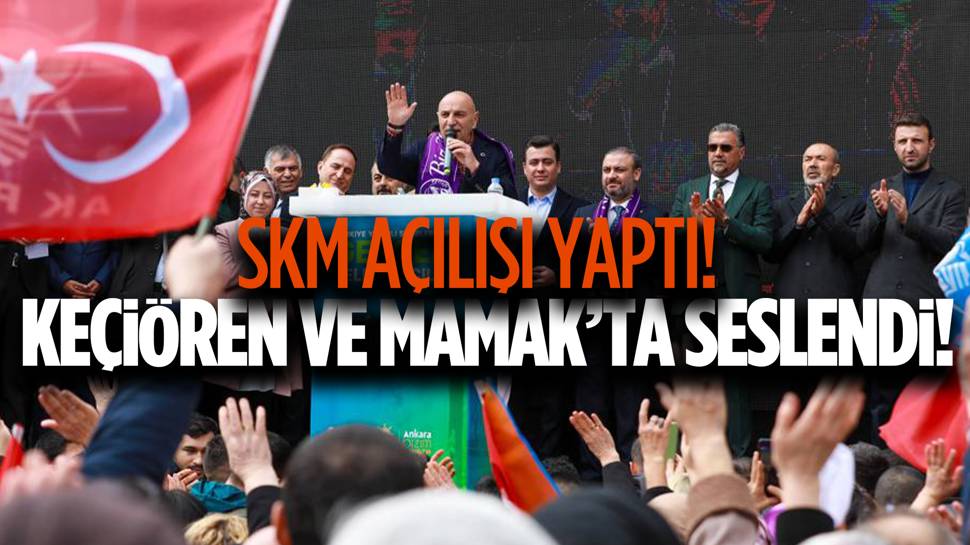 Turgut Altınok, Mamak ve Keçiören SKM açılışını yaptı