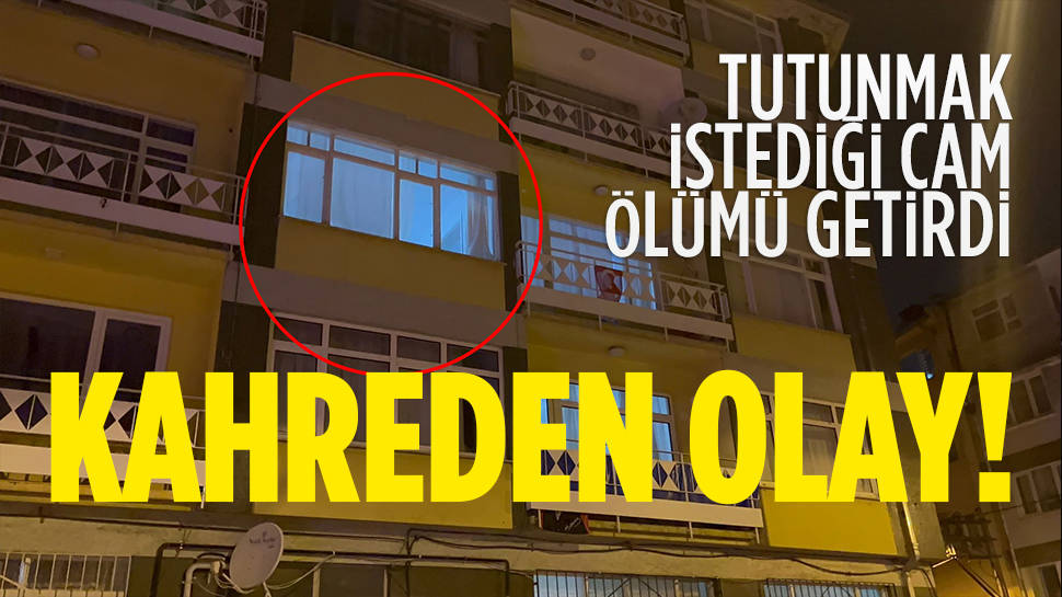 Tutunmak istediği cam kırılınca kahreden olay yaşandı...