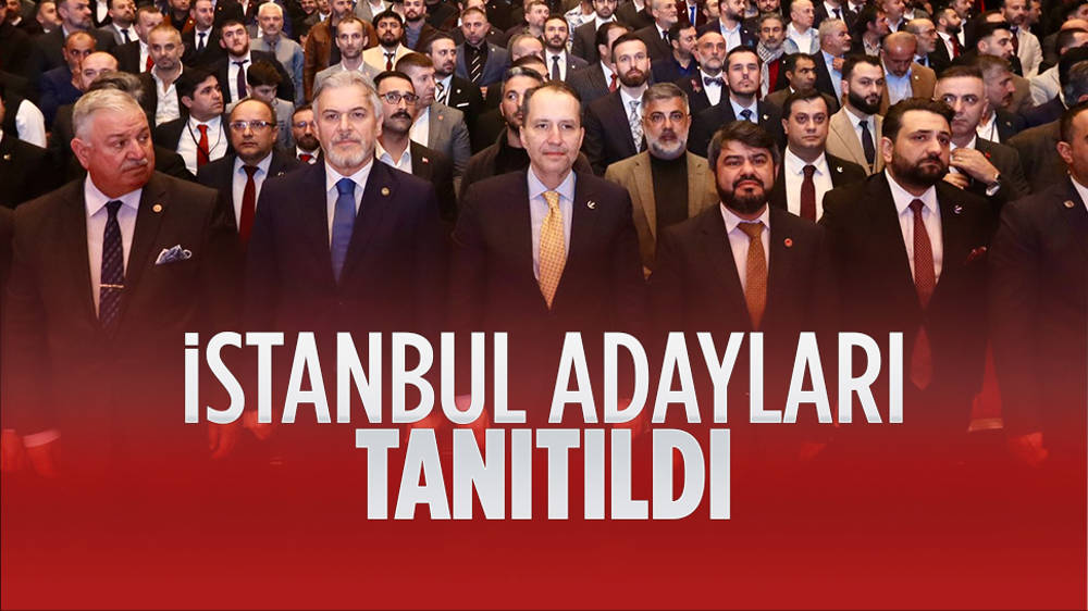 Yeniden Refah Partisi İstanbul adaylarını tanıttı