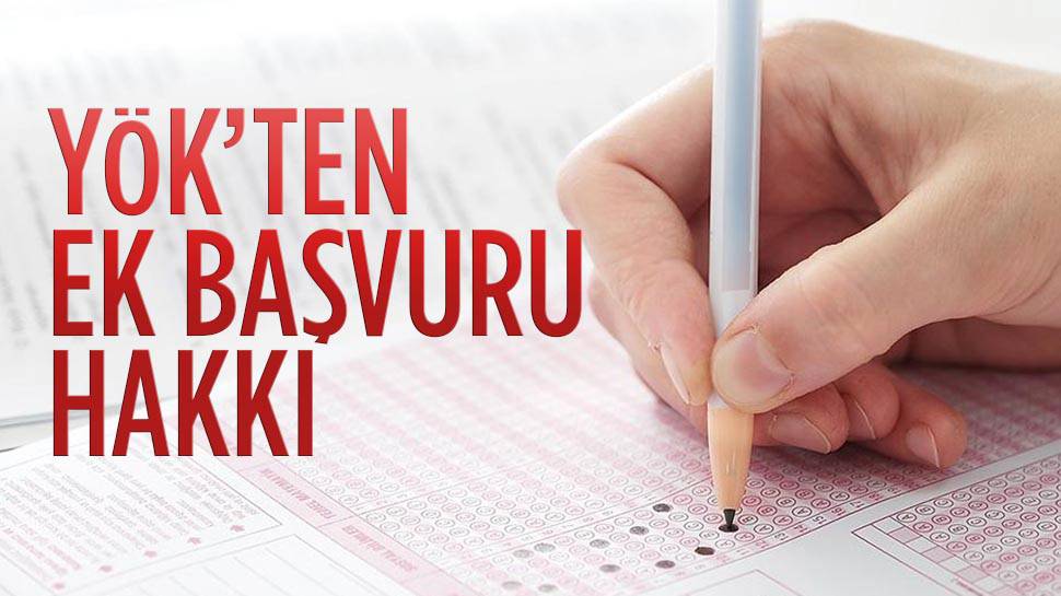 YÖK'ten 2024 YKS'ye ''ek başvuru'' hakkı