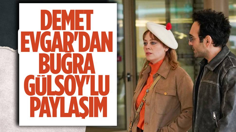 Demet Evgar'dan Bahar seti paylaşımı!