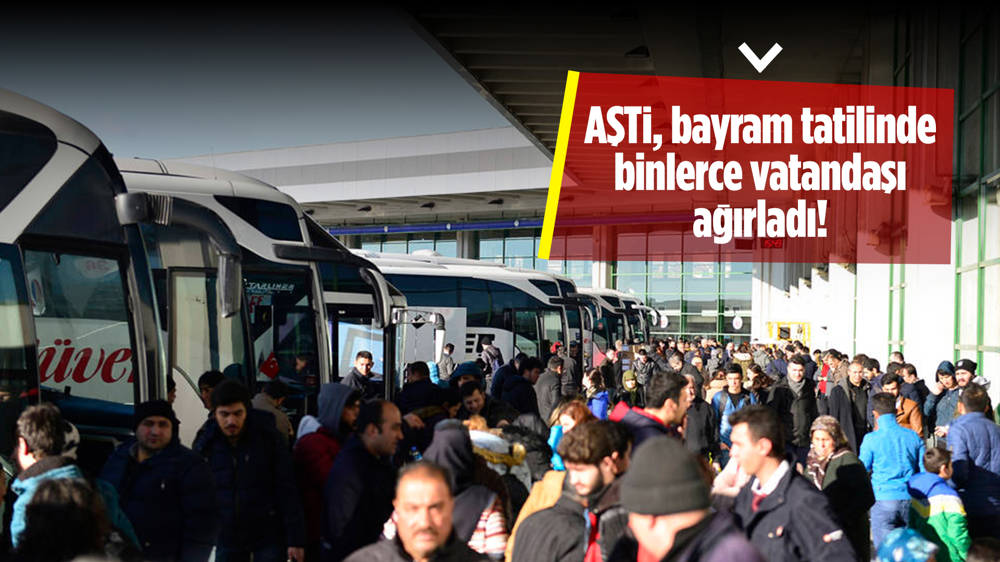 AŞTİ'de bayram yoğunluğu... Vatandaşlar akın etti