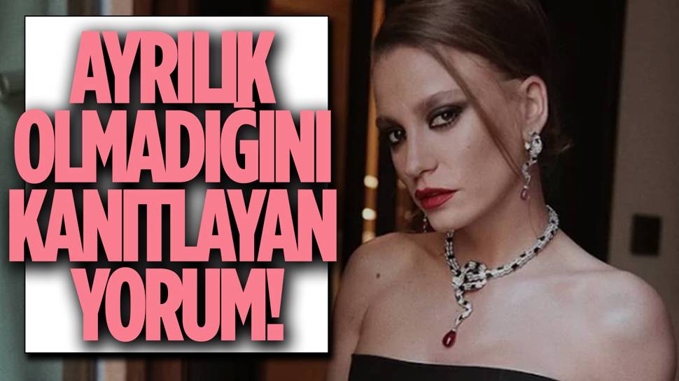 Ayrılık yok, aşk tam gaz devam! Serenay Sarıkaya'dan Mert Demir'e yorum