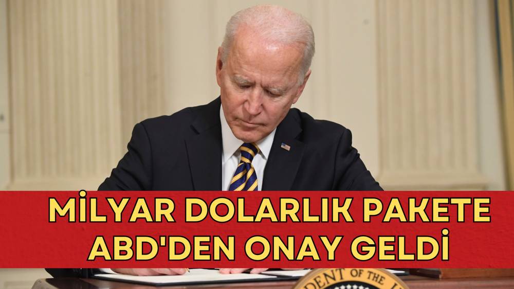 Biden, milyar dolarlık yardım paketini imzaladı