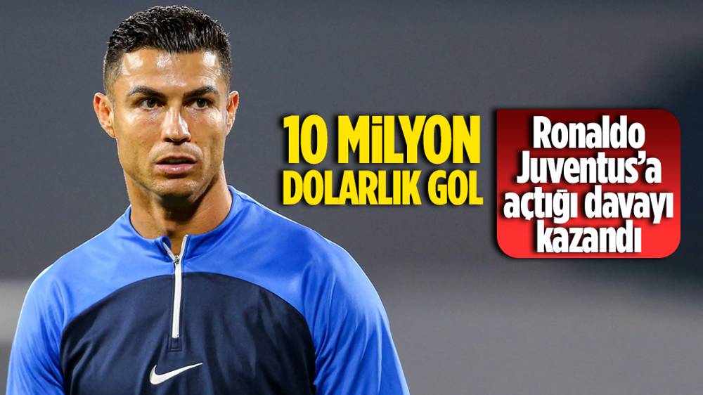 Cristiano Ronaldo, Juventus'a karşı 10 milyon dolarlık tazminat kazandı