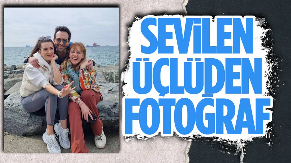 Demet Evgar, Buğra Gülsoy ve Elit Andaç Çam'dan set karesi!