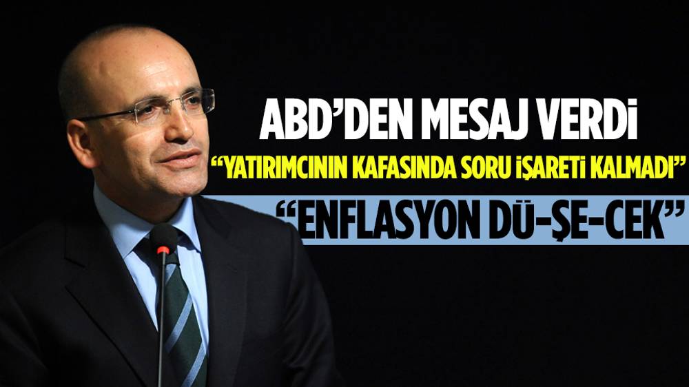 Mehmet Şimşek'ten “enflasyon” açıklaması