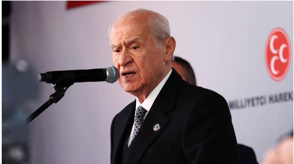 Bahçeli  Alparslan Türkeş'i andı 