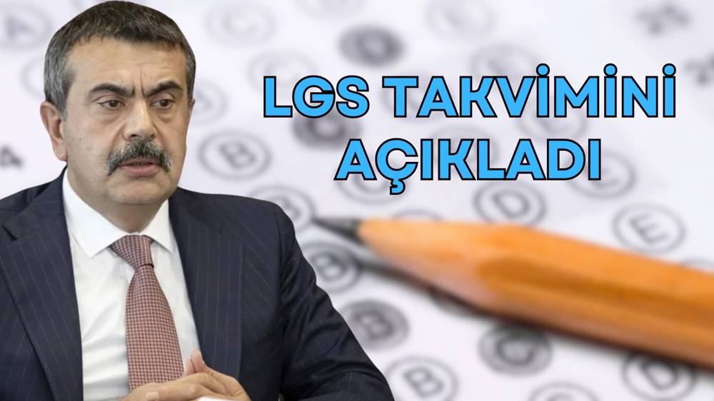 Bakan Yusuf Tekin'den LGS takvimi açıklaması