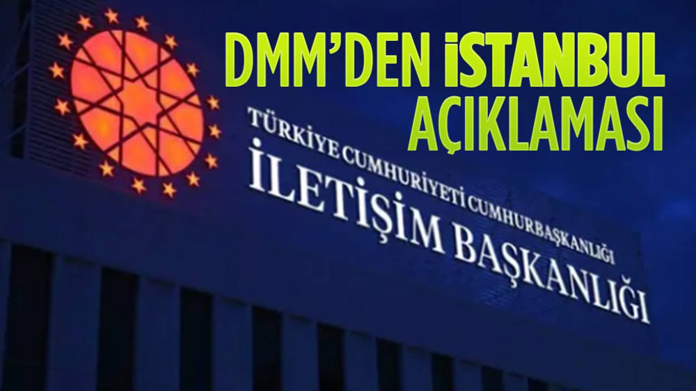 DMM'den İstanbul'da İsrail'i protesto sonrası çıkan olaylara ilişkin açıklama