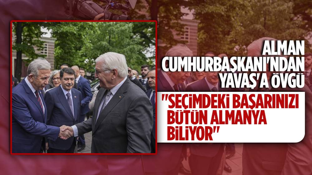  Mansur Yavaş, Almanya Cumhurbaşkanı'nı ağırladı 