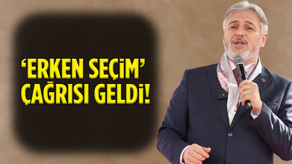 Mehmet Altınöz'den ‘erken seçim’ çağrısı 