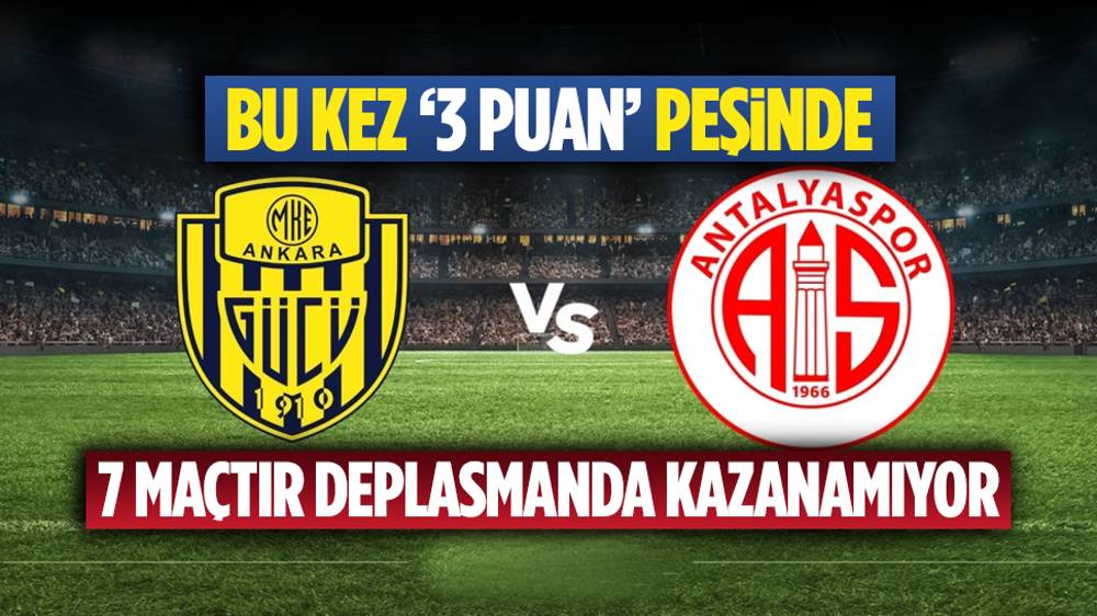 MKE Ankaragücü, Antalyaspor maçı ne zaman, nerede, saat kaçta, hangi kanalda?