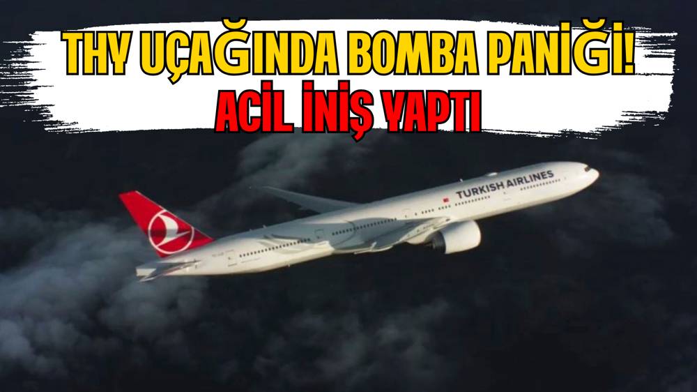 THY uçağı acil iniş yaptı!