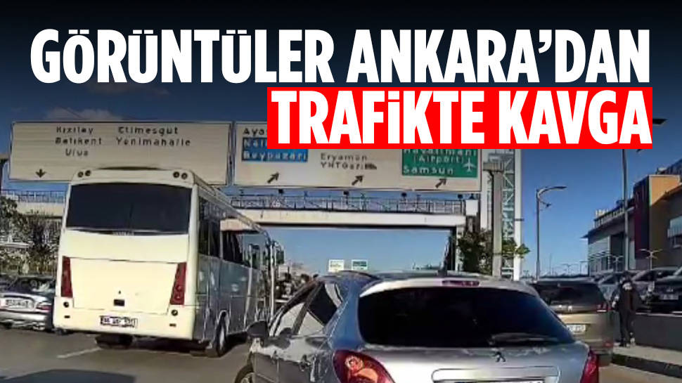 Trafikte çıkan tartışmayı, olay yerinden geçen çevik kuvvet ekibi sonlandırdı