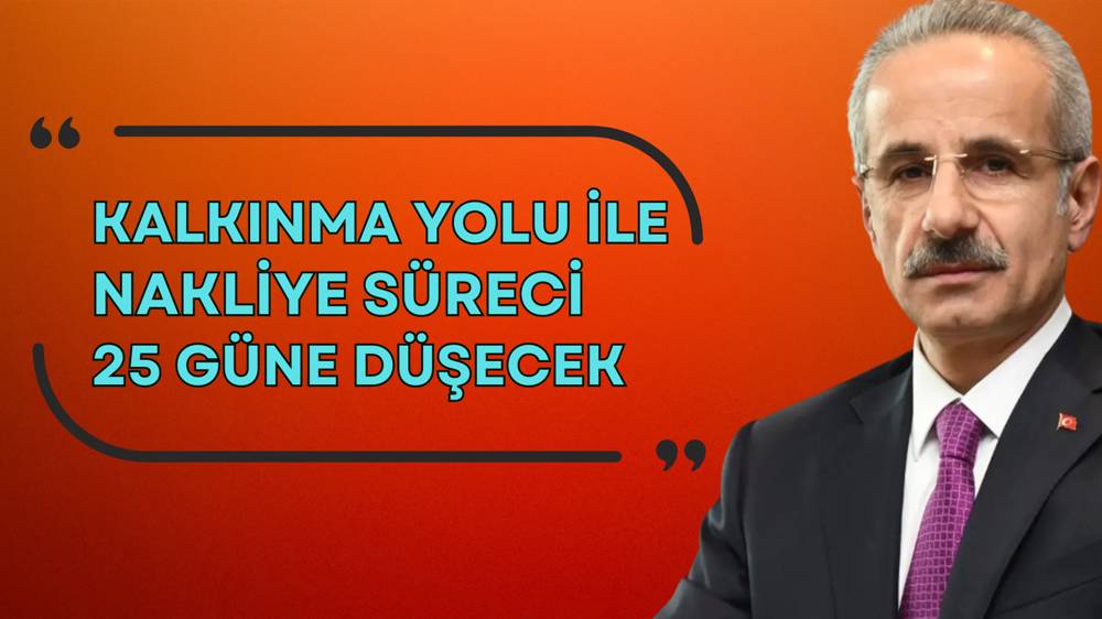 Bakan Uraloğlu, Türkiye'nin ulaşım vizyonunu açıkladı 