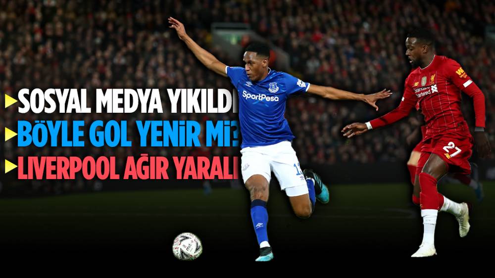 Liverpool, ezeli rakibi Everton’a  yenilerek şampiyonluk yarışında ağır darbe aldı