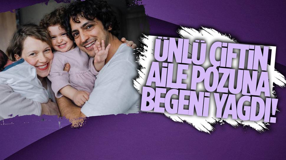 Ölmez çiftinden aile pozu! 