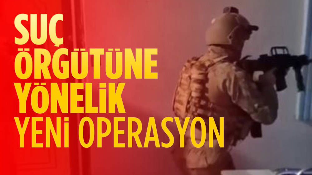 Suç örgütlerine yönelik Mahzen operasyonu