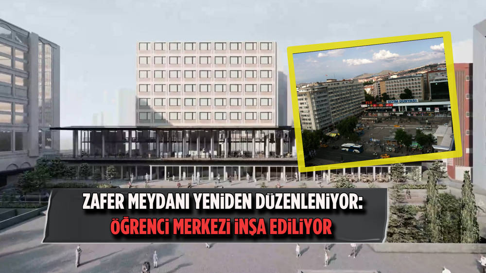 ABB'den öğrencilere nefes aldıracak proje: “Zafer Meydanı Yeniden Düzenleme ve Öğrenci Merkezi” Projesi