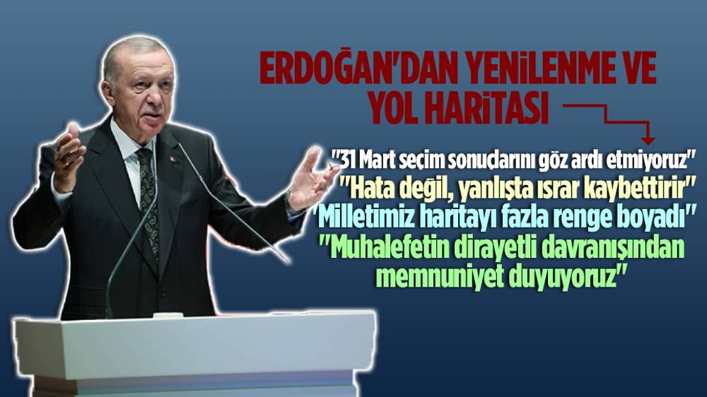 Erdoğan'dan partisine ve muhalefete mesaj 