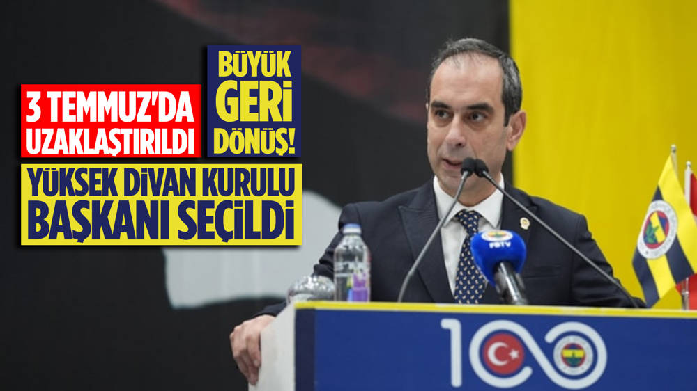  Fenerbahçe'de yeni Yüksek Divan Kurulu Başkanı belirlendi