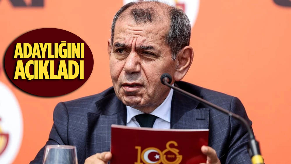 Galatasaray'da Başkan Dursun Özbek yeniden aday olacağını açıkladı!