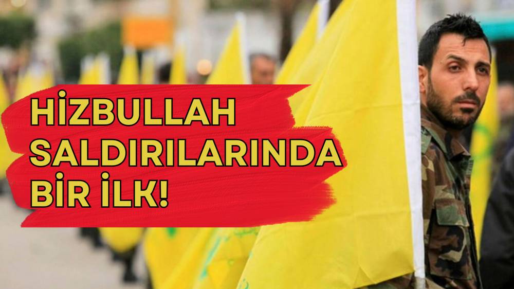 Hizbullah İsrail sınırında SİHA ile saldırdı