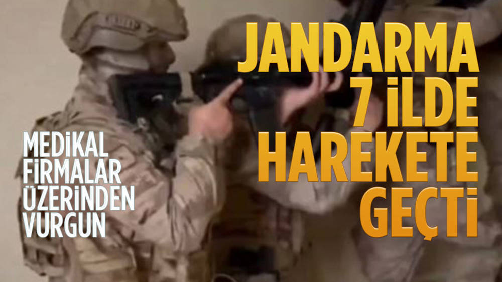 Jandarma 7 ilde harekete geçti