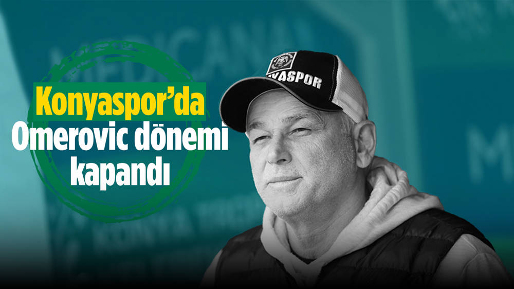 Konyaspor’da teknik direktör Fahrudin Omerovic ile yollar ayrıldı