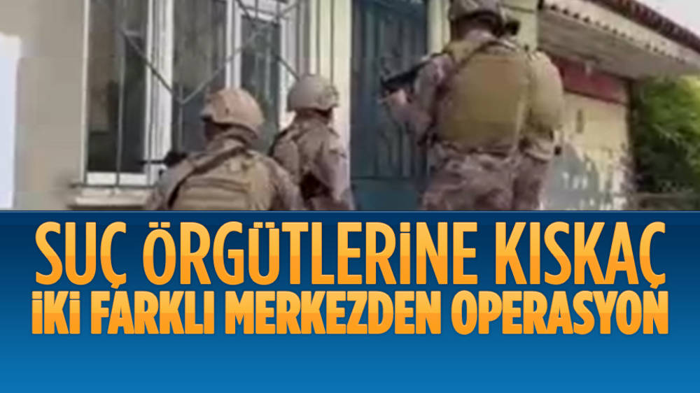 Mahzen operasyonlarında suç örgütleri çökertildi...