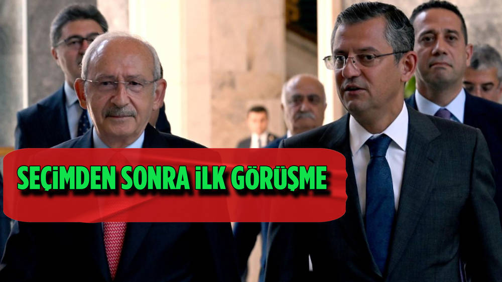 Özel-Kılıçdaroğlu görüşmesi sona erdi