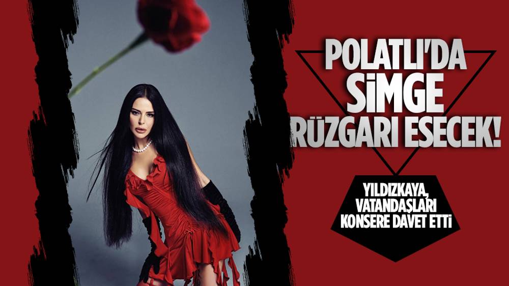 Polatlı Belediye Başkanı Yıldızkaya'dan Simge konserine davet!