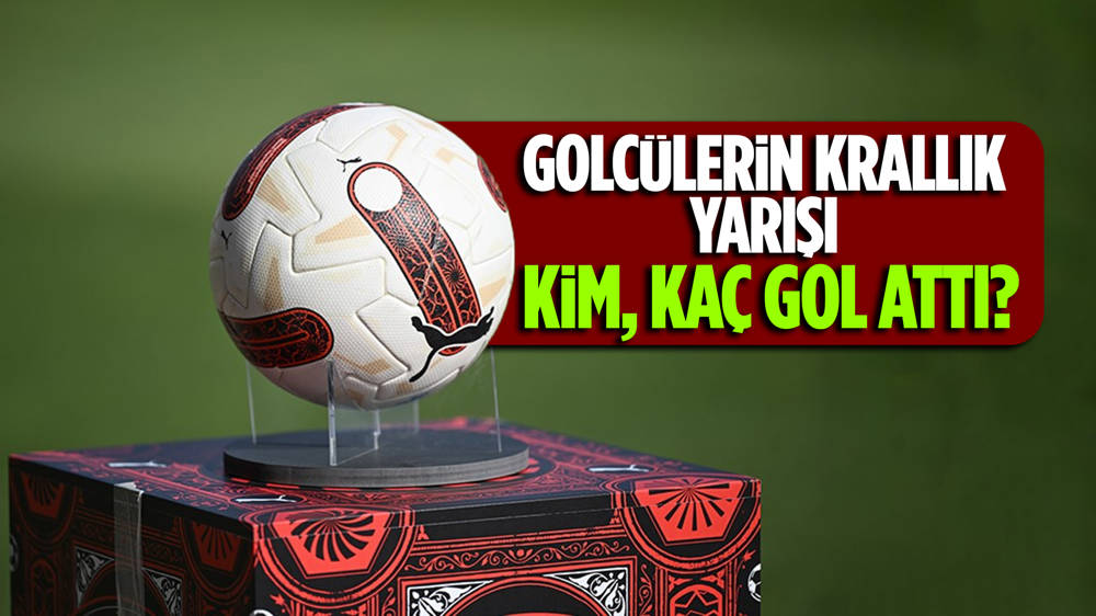 Trendyol Süper Lig'de gol krallığı yarışında son durum!