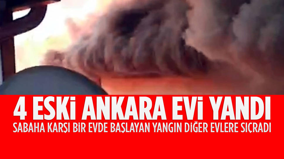 Ankara Beypazarı'nda korkutan yangın!