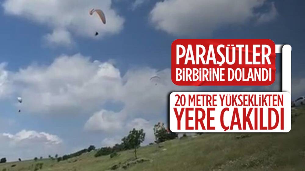 Ankara'da paraşüt faciası! 1 ölü, 2 yaralı