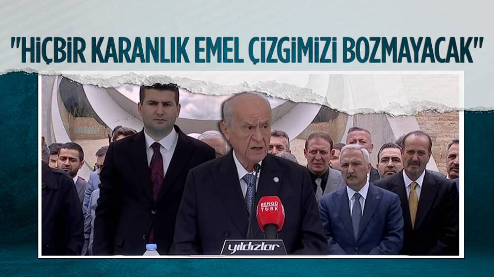 Bahçeli, ''Ülkücü katilleri ile hesaplaşacağız''