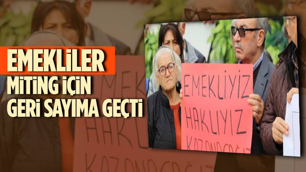 CHP'den 'Büyük Emekli Mitingi' için çağrı